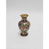 Antika Cloisonne Mini Vazo 10,50cm 002