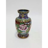 Antika Cloisonne Mini Vazo 15,50cm 012
