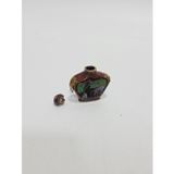 Antika Cloisonne Minyatür Matara 4x3,9cm 166