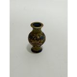 Antika Cloisonne Minyatür Vazo 5,50cm 002