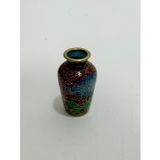 Antika Cloisonne Minyatür Vazo 5,50cm 003