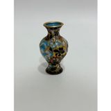 Antika Cloisonne Minyatür Vazo 8,5cm 006