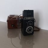 Antika Lubitel 2 Fotoğraf Makinesi - Siyah - Siyah