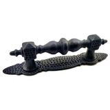 Antika Tarz Dekoratif Pirinç Ağır Kapı Çekme Kolu - Küçük, 215x40 Mm, Oksit FRTKGT55TK-TK-CNT-ATDPACKO