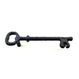 Antika Tarz Dekoratif Pirinç Anahtar Şeklinde Kapı Çekme Kolu, Mobilya, Sandık, Kutu Kulbu - 128Mm, Oksit Vitrin
