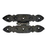 Antika Tarz Dekoratif Pirinç Düğmeli Menteşe - 142x69 Mm, Oksit FRTKGT55TK-TK-CNT-ATPEMAXO