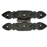 Antika Tarz Dekoratif Pirinç Düğmeli Menteşe - 142X69 Mm, Oksit Nemere Home - Çok Renkli
