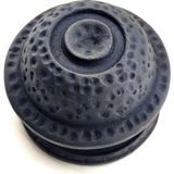 Antika Tarz Dekoratif Pirinç Gözlü Kapı Tokmağı - 78MM Çap, Oksit - 1 Adet