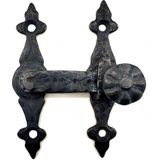 Antika Tarz Dekoratif Pirinç Kapı, Pencere Mandalı - 82X65 Mm, Oksit - 82 x 65 mm