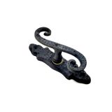 Antika Tarz Dekoratif Pirinç Kıvrık Pencere Kolu - 130x33 Mm, Oksit FRTKGT55TK-TK-CNT-ATDPFPKO