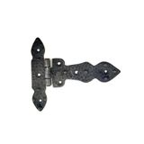 Antika Tarz Dekoratif Pirinç Kuyruklu Düğmeli Menteşe No1 - 117X142 Mm, Oksit - Lisinya