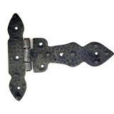 Antika Tarz Dekoratif Pirinç Kuyruklu Düğmeli Menteşe No1 - 117X142 Mm, Oksit Midastech - Çok Renkli