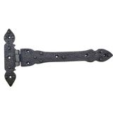 Antika Tarz Dekoratif Pirinç Kuyruklu Lale Menteşe - 147X193 Mm, Oksit Nemere Home - Çok Renkli