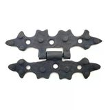 Antika Tarz Dekoratif Pirinç Menteşe - 84X44 Mm, Oksit