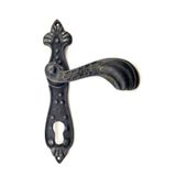 Antika Tarz Dekoratif Pirinç Mevlana Banyo Kapı Kolu - 228x48 Mm, Oksit FRTKGT55TK-TK-CNT-ADPMKKOB