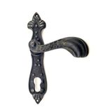 Antika Tarz Dekoratif Pirinç Mevlana Oda Kapı Kolu - 228x48 Mm, Oksit FRTKGT55TK-TK-CNT-ADPMKKOO