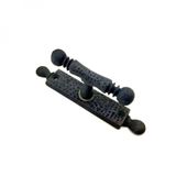 Antika Tarz Dekoratif Pirinç Misket Pencere Kolu - 165X32 Mm, Oksit - Lisinya