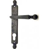 Antika Tarz Dekoratif Pirinç Misket Wc Banyo Kapı Kolu - 245X34 Mm, Oksit - Renkli