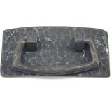 Antika Tarz Dekoratif Pirinç Otantik Dövme Kapı Kulbu - 45X90 Mm, Oksit - 0 - Siyah