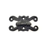 Antika Tarz Dekoratif Pirinç Yıldız Menteşe - 84x44 Mm, Oksit