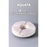 Antikapetshop Aquata - Kedi Köpek Su Pınarı Yedek Filtre 4 adet