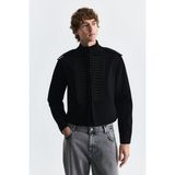 Antioch Apoletli Crop Fit Ceket - Siyah