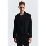 Antioch Crop Fit Blazer Ceket - M - Siyah