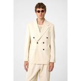 Antioch Ekru Relax Fit Kruvaze Erkek Blazer Ceket - M