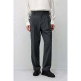 Antioch Gri Relaxed Fit Pileli Erkek Pantolon