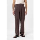 Antioch Kahve Pileli Baggy Fit Erkek Pantolon