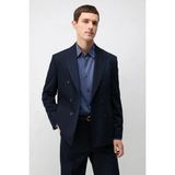 Antioch Lacivert Kruvaze Relaxed Fit Erkek Blazer Ceket - M