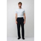 Antioch Lacivert Pileli Relaxed Fit Erkek Pantolon - XL