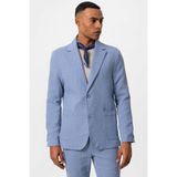 Antioch Mavi Astarsız Torba Cepli Erkek Blazer Ceket