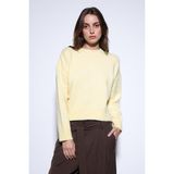 Antioch Sarı Yün Karışımlı Kadın Kazak - L - XL