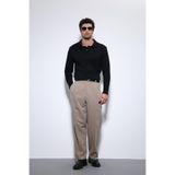 Antioch Siyah Polo Yaka Basic Erkek Kazak