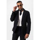 Antioch Siyah Torba Cepli Astarsız Erkek Blazer Ceket - M