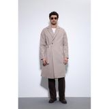 Antioch Taş Kuşaklı Oversize Erkek Kaban - M