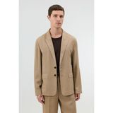 Antioch Vizon Keten Karışımlı Erkek Blazer Ceket - S
