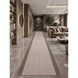 Antiq Halı Safir 0129 Kahve Kaymaz Taban Salon Hol, Koridor Mutfak Yıkanabilir Jel Kesme Yolluk Halı - Kahverengi - 100 x 460 cm