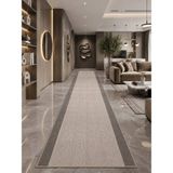 Antiq Halı Safir 0129 Kahve Kaymaz Taban Salon Hol, Koridor Mutfak Yıkanabilir Jel Kesme Yolluk Halı - Kahverengi - 80 x 320 cm
