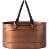 Antıque Bakır Odun Kovası 48 cm