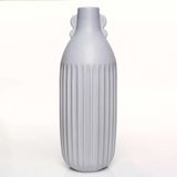 Antıque Gri Vazo Büyük 14*14*45 Cm Ak.jl0048