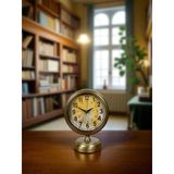 Antique Touch 25X20 Eskitme Metal Masa Saati Vitrin