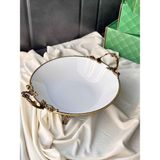 Antique White Kulplu Yuvarlak Kase - 0 - 99 ml