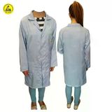 Antistatik ESD Önlük Açık Mavi - 4XL
