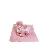 Antonio Juan Mia Altını Islatan Battaniyeli Yenidoğan Et Bebek 42 Cm 50160 - Pembe