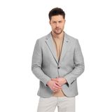 Antony Erkek Lacivert-Gri Polyester Kumaşlı Slim Fit İlkbahar-Yaz Spor Blazer Ceket Lacivert-Gri 58