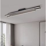 Antrasit 120CM 3000K Işık Kumandalı, LED Tavan Lambası,avize,modern Aydınlatma,dekoratif Işık