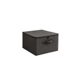 Antrasit 4'lü Set Çok Amaçlı Baza ve Dolap İçi Düzenleyici Kutu Hurç 35x42x23 cm