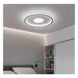 Antrasit Ø80CM Yuvarlak 3000K Işık Rengi,kumandalı LED Tavan Lambası,avize,modern Aydınlatma, Dekoratif Işık